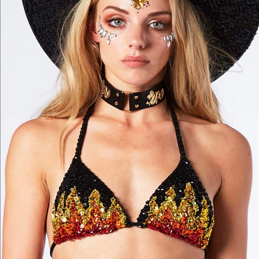 Easytiger Too Hot to Handle Flame Bra